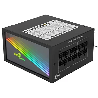 Abbildung von Aerocool MIRAGEGOLD 750W Modulares PC Netzteil RGB, 80 Plus Gold, Japanische Kondensatoren