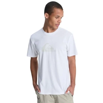 Abbildung von Quiksilver T Shirt mit kurzen Ärmeln, EV Com Logo, SS, Weiß, XXL