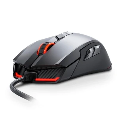 Abbildung von Boost Boxx Hades Gaming Maus mit RGB Beleuchtung, 7 Tasten und bis zu 2400 DPI Abtastrate