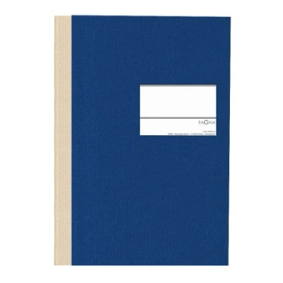 Abbildung von Pagna 14212 02 Geschäftsbuch PNA CLASSICA A4 Papiereinband mit Leinenstruktur, Geweberücken 96 Blatt, kariert, Farbe: blau