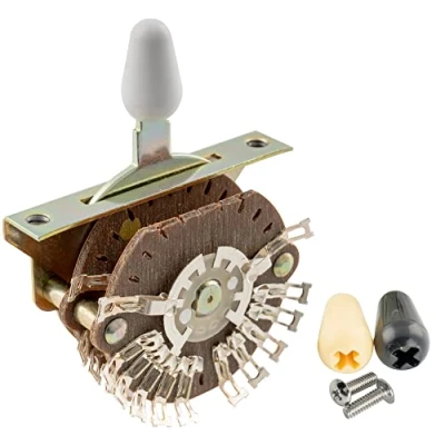 Abbildung von Oak Grigsby 5 Weg Schalter Tonabnehmer Wahlschalter mit 4 Ebenen Super Switch für Strat Tele Style E Gitarre