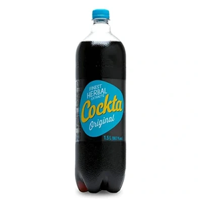 Abbildung von 4 Flaschen Cocktail das Original aus Kroatien alkoholfrei (Cockta ORIGINAL, 1,5 l)