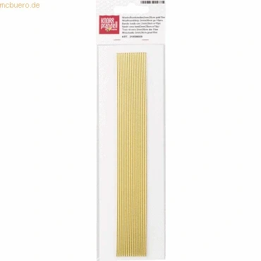 Abbildung von KnorrPrandell 8306028 Wachsstreifen, 2 mm/20 cm, gold