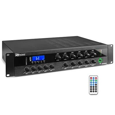 Abbildung von Power Dynamics PDW500MP3 6 Zonen Verstärker 100 Volt mit Bluetooth