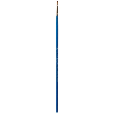 Abbildung von Winsor &amp; Newton 5305003 Cotman Synthetikhaar Aquarellpinsel Serie 555, Flachpinsel, langer Stiel mit exzellenter Sprungkraft, Farbtragekraft und Punktgenauigkeit Nr 3, 3 mm