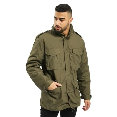 Abbildung von Brandit Mfield Winterjacke, Herren, Größe: Large, Olive