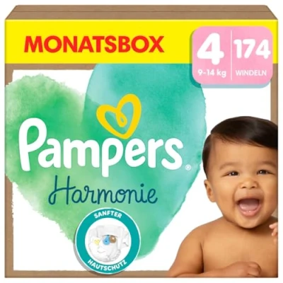 Abbildung von Pampers® Windeln Harmonie Größe 4 174ST für Babys und Kleinkinder (4 18 Monate)