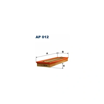 Abbildung von Luftfilter FILTRON AP 012