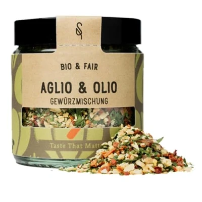 Abbildung von SoulSpice Bio Aglio e Olio Gewürz 50g Italienische Gewürzmischung für klassische Spaghetti 100% und Fairtrade