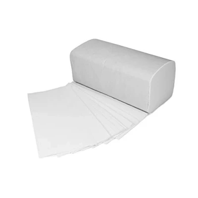 Abbildung von 4000 Blatt Papierhandtücher 2 lagig Soft mit Zick Zack Falz 20 x 200 Stück saugstarke Einmalhandtücher in Weiß 25 23 cm Ideal für Gastronomie, Krankenhäuser, Praxen uvm.
