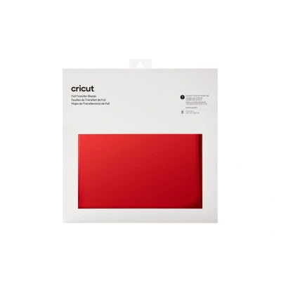 Abbildung von Cricut Transfer foil Red 8 sheets