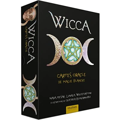 Abbildung von Coffret Wicca Cartes oracle de magie blanche
