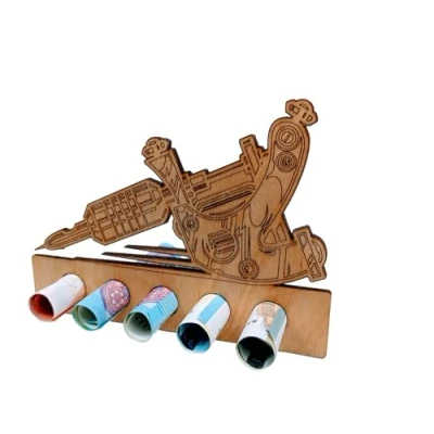 Abbildung von Geldgeschenk Verpackung originelles Holz Geschenkidee für Männer und Frauen zum Geburtstag (Tattoo/Tattoowierung)