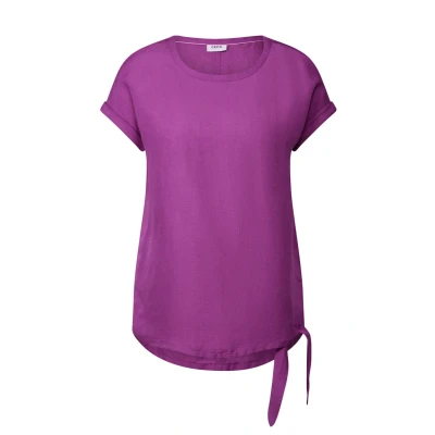 Abbildung von Cecil MIT Knoten Bluse, Damen, Größe: XXL, Pink
