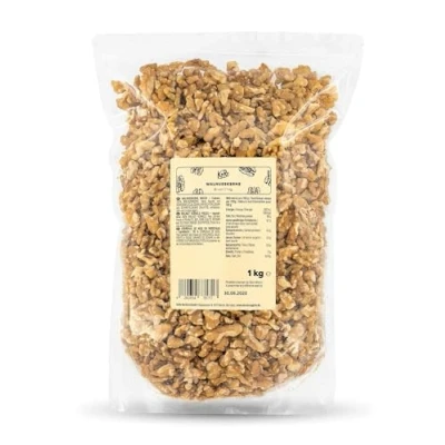 Abbildung von KoRo Walnusskernbruch 1 kg 100% Naturbelassen Voller Geschmack im Vorteilspack Große Stückchen Hoher Ballaststoffgehalt