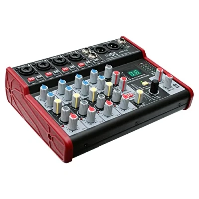 Abbildung von E Lektron AIM 68 6 Kanal Streaming Audio Mixer Mischpult mit USB Computer Interface und DSP Effekt Prozessor…