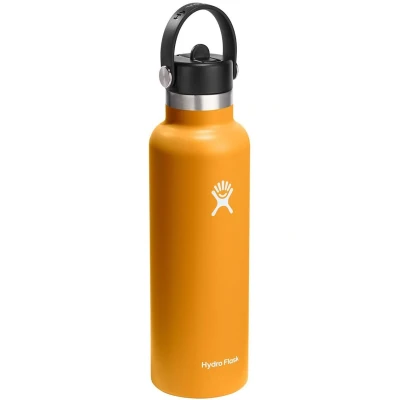 Abbildung von Hydro Flask 21oz / 621ml Standard Mouth + Flex Straw Cap Wasserflasche