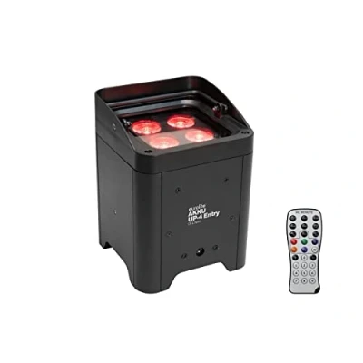 Abbildung von EUROLITE AKKU UP 4 Entry QCL Spot Uplight mit x 8 Watt 4in1 LED und IR Fernbedienung