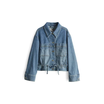 Abbildung von OPUS Jeansjacke, Damen, Größe: 36, Light breeze blue