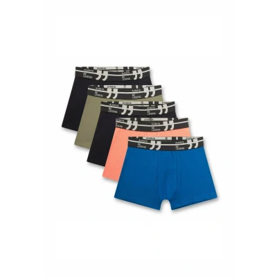 Abbildung von Sanetta HIP 5ER PACK Single Panties, Herren, Größe: 140, Schwarz/blau/orange