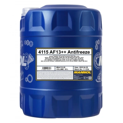 Abbildung von MANNOL AF13++, High performance MN4115 20 Frostschutz NATO S 759, G12 Rot 20l 38(50/50)