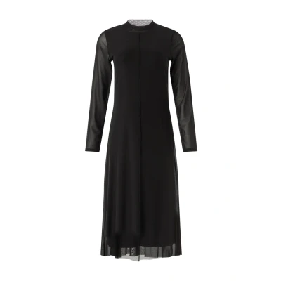Abbildung von comma casual identity Freizeitkleid, Damen, Größe: 38, Schwarz