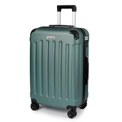 Abbildung von TANTOMI Koffer Groß, Reisekoffer, Hartschalenkoffer Trolley mit Rollen, 3 Stelliges Codeschloss, Zahlenschloss Teleskopgriff, Suitcase für Reisen Geschäft