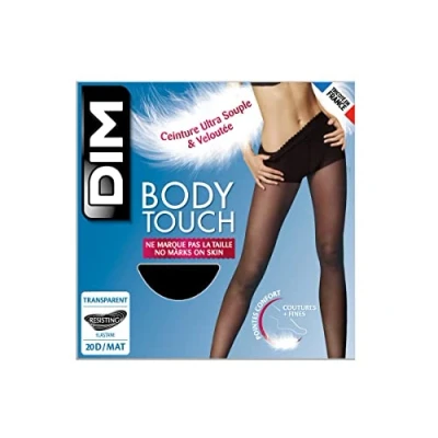 Abbildung von DIM 20 DEN BODY Touch Voile Strumpfhose noir, Damen, Größe: 38/40, noir