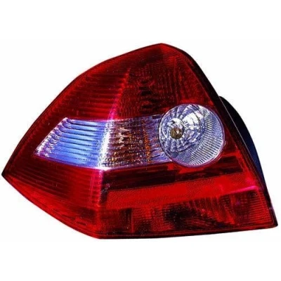 Abbildung von ABAKUS 551 1956R UE Rückleuchte rechts PY21W, P21/5W, P21W Rot ohne Lampenträger, Glühlampe RENAULT: MEGANE 2 Stufenheck