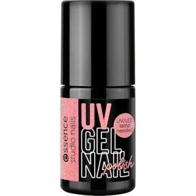Abbildung von essence studio nails UV GEL NAIL polish, Nr. 03, Pink, langanhaltend, farbintensiv, vegan, ohne Mikroplastikpartikel, Parfüm, Parabene, 1er Pack (5ml)