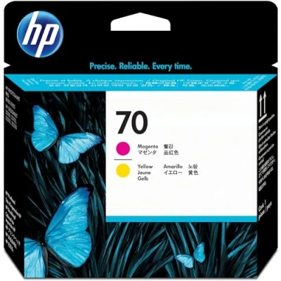 Abbildung von HP 70 (C9406A) Magenta + Gelb Druckkopf