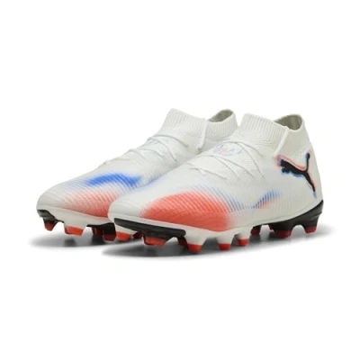 Abbildung von Puma FUTURE 8 PRO FG/AG Fußballschuhe Damen White/Black/Glowing Red Größe: 37