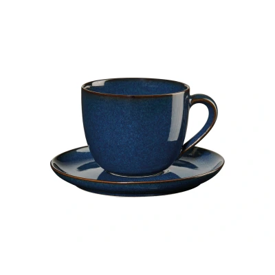 Abbildung von ASA Selection Kaffeetasse &amp; Untertasse Saisons Midnight Blue 230 ml