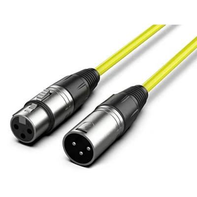 Abbildung von Audibax Silver Cable XLR Macho Hembra 10 Metros Amarillo