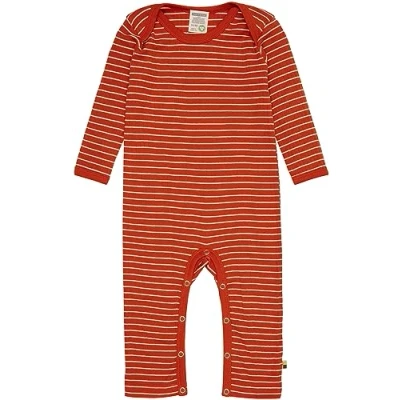 Abbildung von loud + proud Unisex Baby Derby Rib, Gots Zertifiziert Overall, Terracotta, 86 92 EU