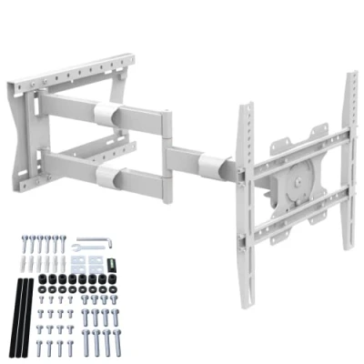Abbildung von XTRARM TiTon Flex 80 cm, TV Wandhalterung drehen, rotieren, neigen, weiß, 60kg, VESA max.400x400mm