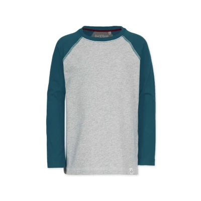 Abbildung von Band of Rascals Raglan Langarmshirt darkpetrol für Kinder, Größe: 140, Dark petrol