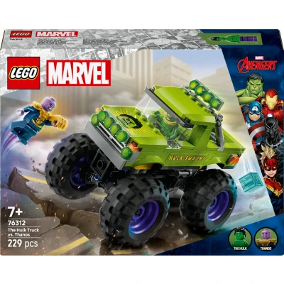 Abbildung von 76312 Marvel Super Heroes Hulk Truck vs. Thanos, Konstruktionsspielzeug