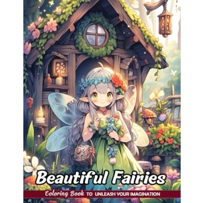 Abbildung von Beautiful Fairies Coloring Book: Elegant Sprites for Detailed