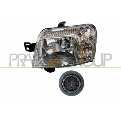 Abbildung von PRASCO FT1234804 Scheinwerfer links H4 mit Stellmotor für LWR FIAT: Panda II Schrägheck