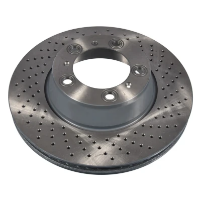 Abbildung von FEBI BILSTEIN 44061 Bremsscheibe Hinterachse rechts 330 28 5 130 gelocht/innenbel. beschichtet PORSCHE: 911 Coupe, Cabrio, Targa