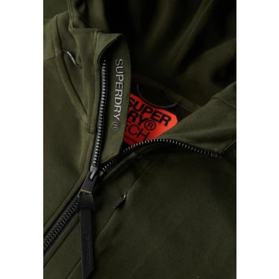 Abbildung von Superdry TECH LOGO Hoodie Sweatjacke, Herren, Größe: 3XL, Surplus goods olive green