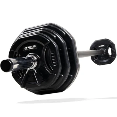 Abbildung von Aerobic Langhantel Set I Hantelset mit Langhantelstange 20 KG
