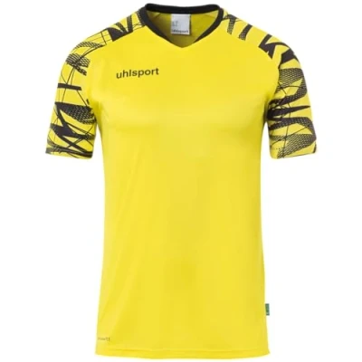 Abbildung von uhlsport Teamsport GOAL 25 Sport Tshirt, Herren, Größe: Large, Limonengelb schwarz