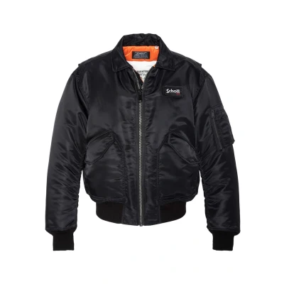 Abbildung von Schott Blouson Pilote CWU ÉCO Responsable Übergangsjacke, Damen, Größe: XL, Noir