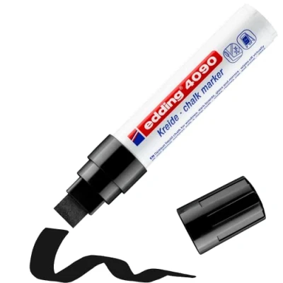 Abbildung von edding Kreidemarker 4090 4 15mm schwarz