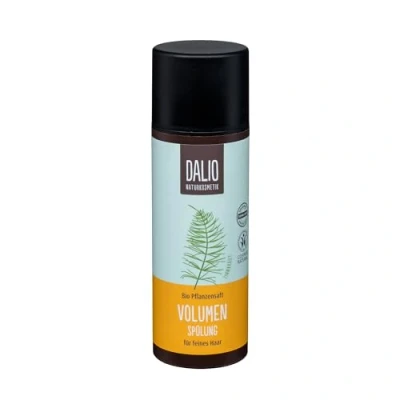 Abbildung von DALIO Volumen Spülung 1x 150 ml Flasche für feines Haar Haare werden sichtbar voluminöser mit Pflanzensaft Zinnkraut zertifizierte vegane Naturkosmetik