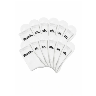 Abbildung von Bench 12 PACK Socken, Größe: 35 38, weiß