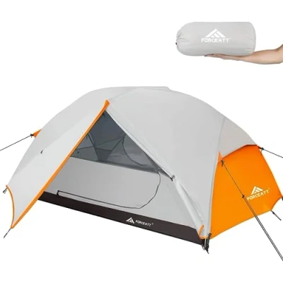 Abbildung von Forceatt Zelt 2 Personen Camping Zelt, Doors Wasserdicht &amp; Winddicht 3 4 Saison Ultraleichte Rucksack für Trekking, Camping, Outdoor.
