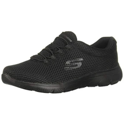 Abbildung von Skechers Damen Summits Sneaker , Schwarz 39.5 EU